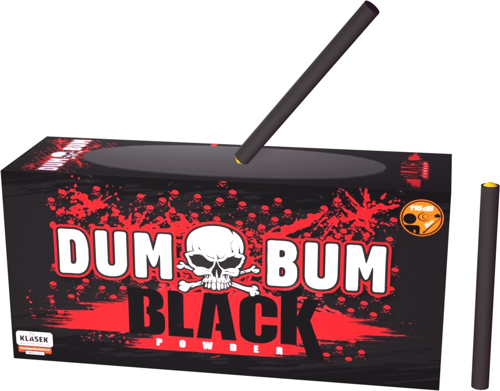 Dělobuch Dumbum Black Pirat, 100 kusů v balení.